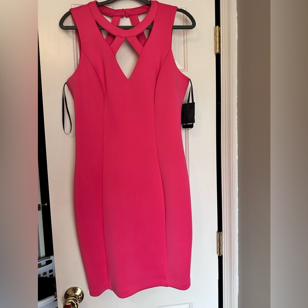 Guess Pink Sleeveless Dress